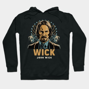 John Wick and dog Hoodie